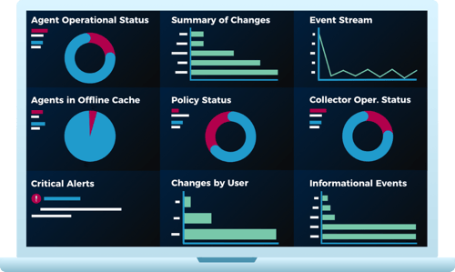 Dashboard Log Mode - Blue Laptop