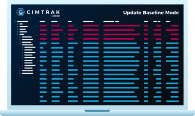 Dashboard Update Baseline Mode - Blue Laptop